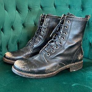Frye preloved combat boots